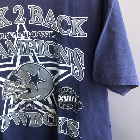 Vintage Dallas Cowboys 1994 Super Bowl T-Shirt - Picture 7 of 8